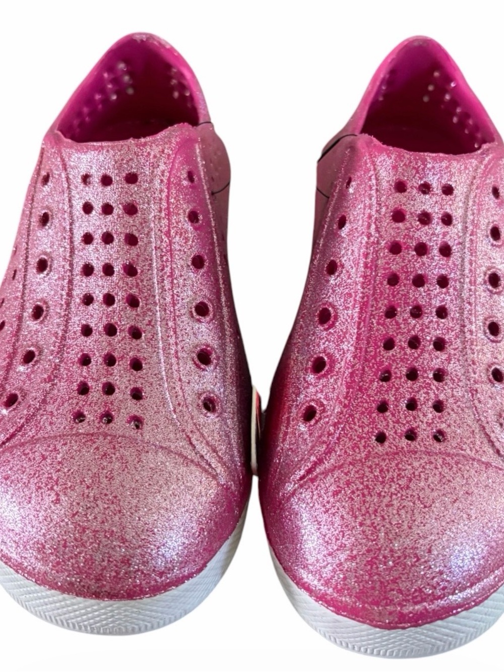 Delia’s Girl Fuchsia Glitter Slip-On Water Shoes Size 9/10 NWT